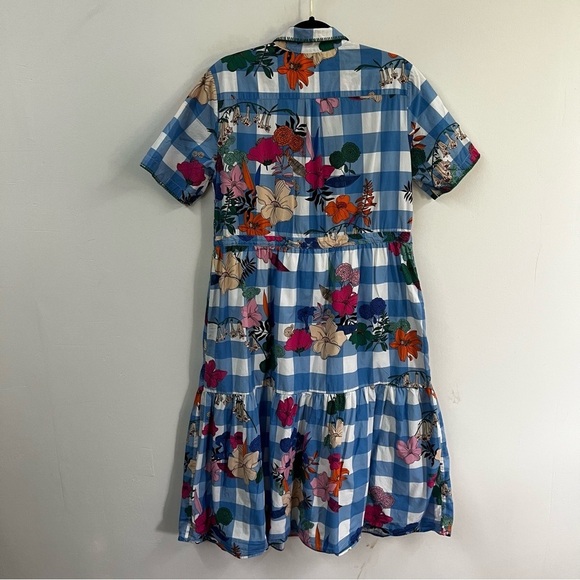 Vilagallo Eveline Midi Shirt Dress in Kew Gardens - Picture 10 of 13